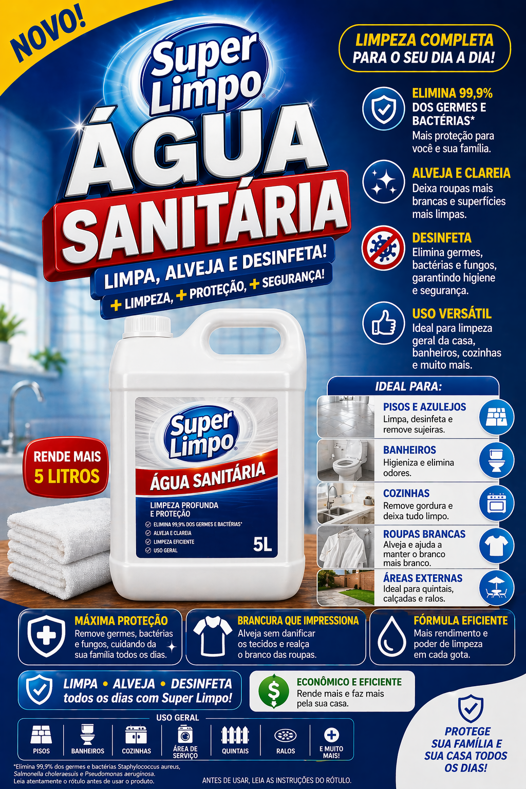 Água Sanitária 5L