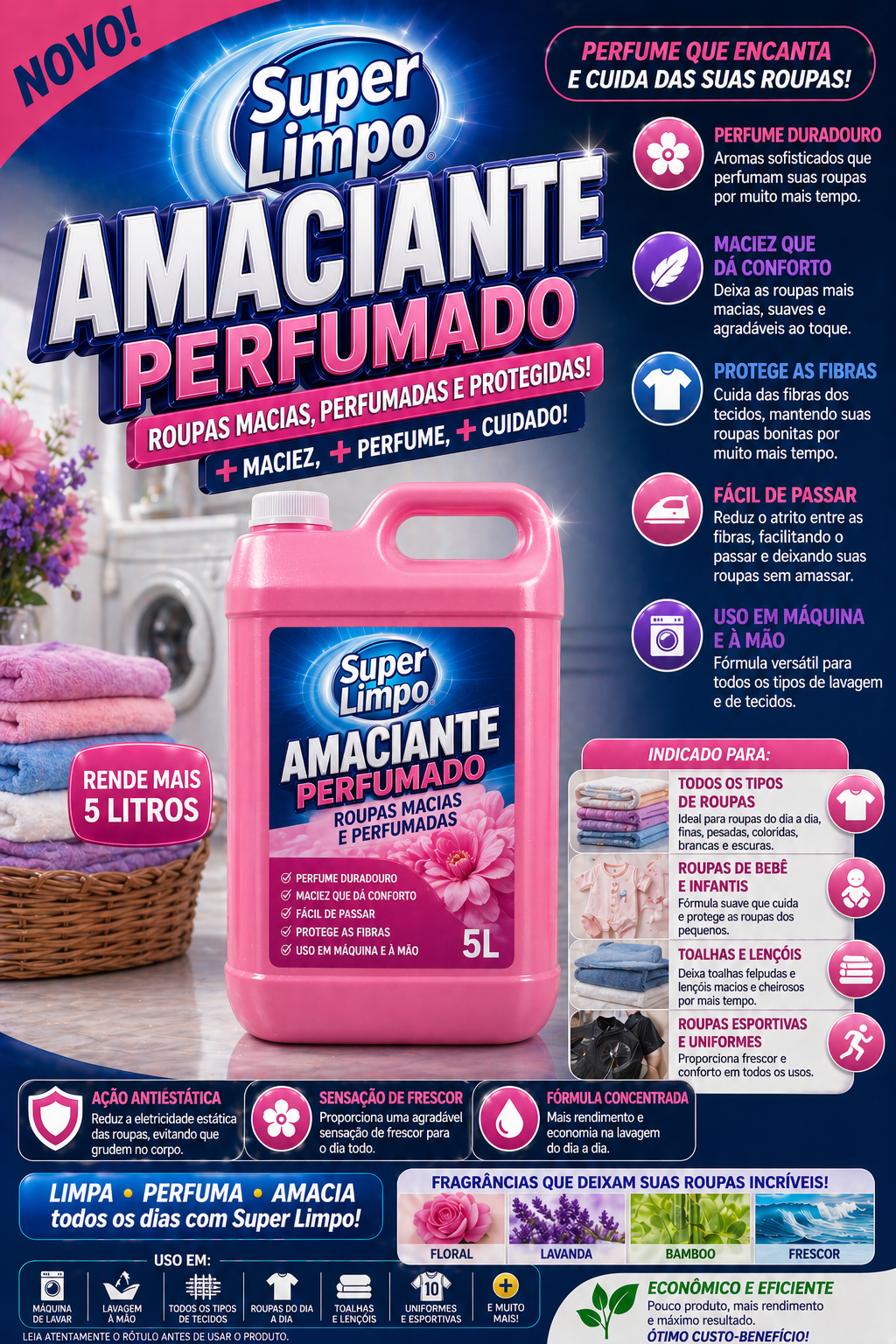 Amaciante Perfumado 5L