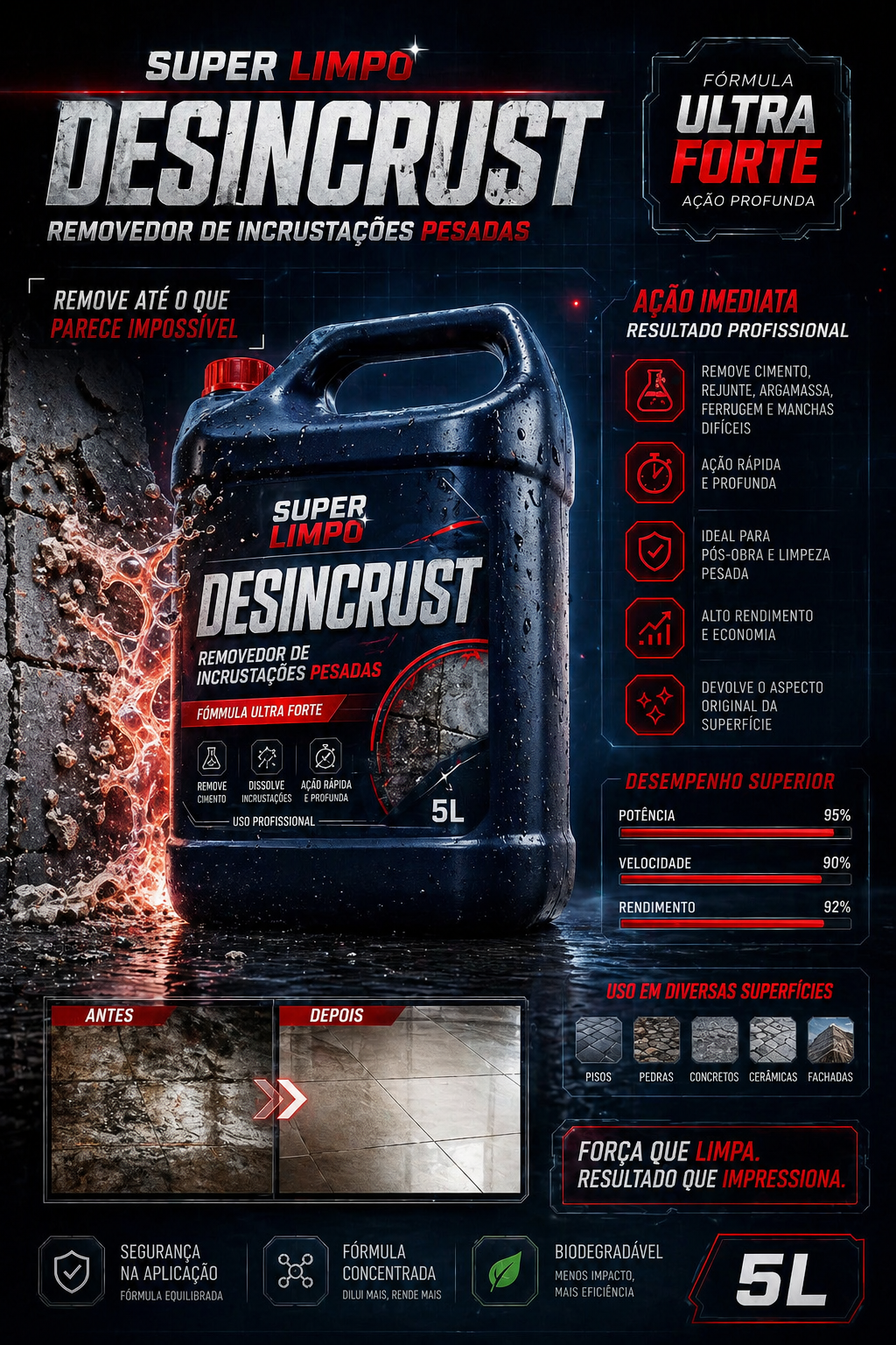 Desincrust 5L – Removedor de Incrustações Pesadas