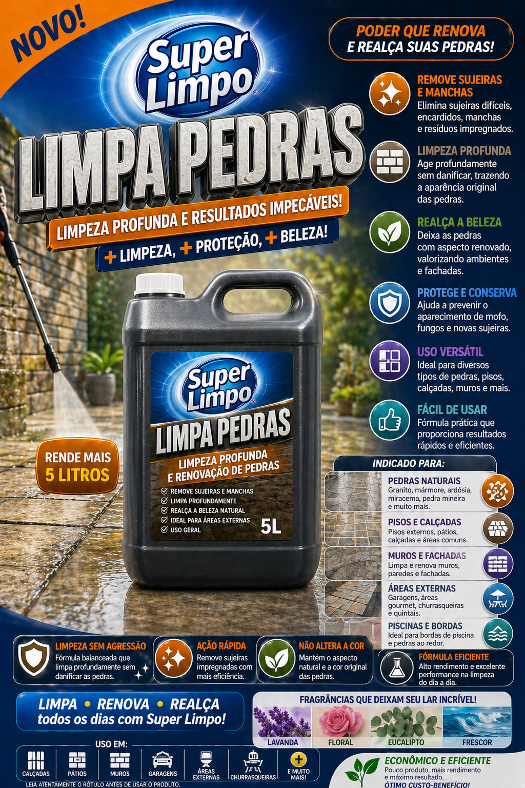 Limpa Pedras 5L